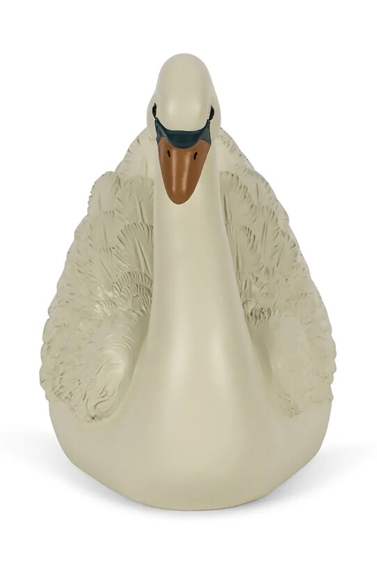 Konges Sløjd skarbonka dziecięca POLYRESIN MONEY BANK SWAN beżowy KS103311