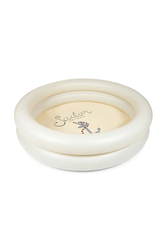 Konges Sløjd basen dla dzieci BASIC 2 RING POOL LARGE Produkt niemowlęcy beżowy KS103087