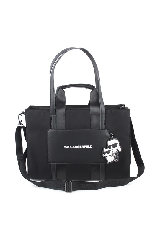 Taška na kočík s prebaľovacou podložkou Karl Lagerfeld Z30549 čierna SS25