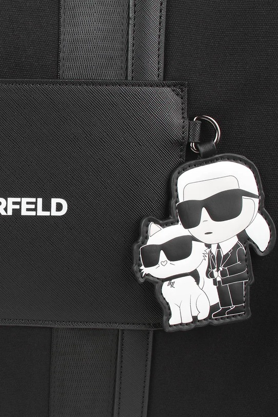 Karl Lagerfeld geanta pentru carucior cu saltea de infasat Z30549 negru