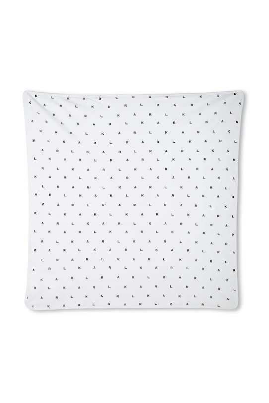 Kojenecká deka Karl Lagerfeld Z30556 bílá SS25