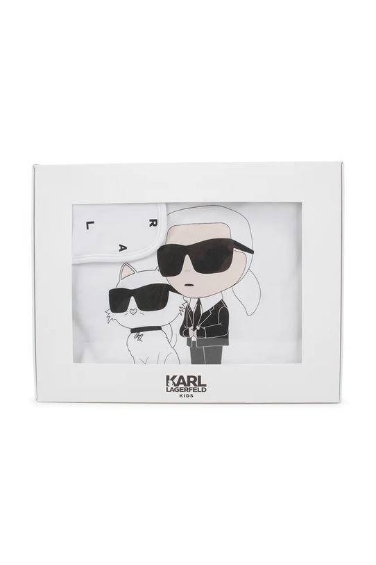 Kojenecká deka Karl Lagerfeld bílá Z30556