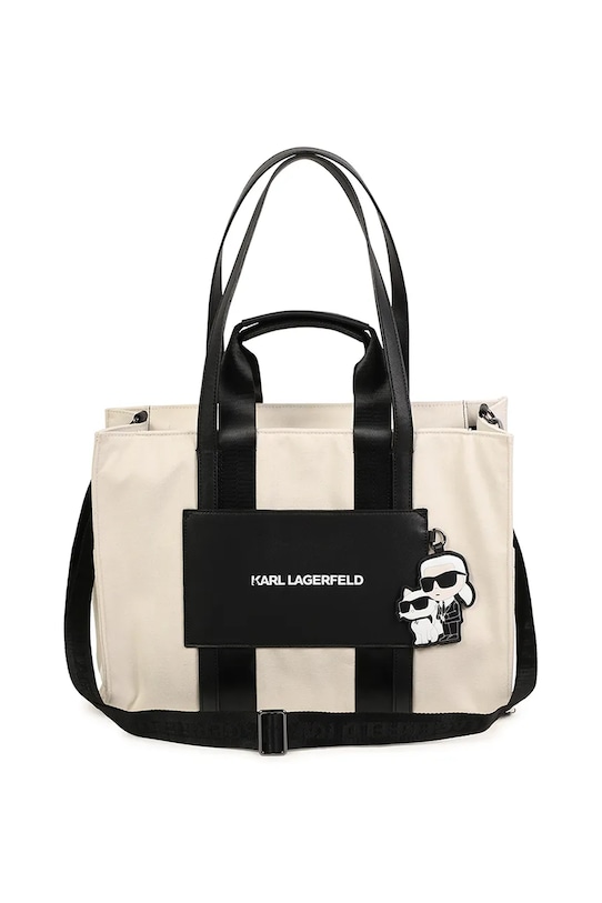 Karl Lagerfeld torba do wózka z matą do przewijania Z30557 beżowy SS25