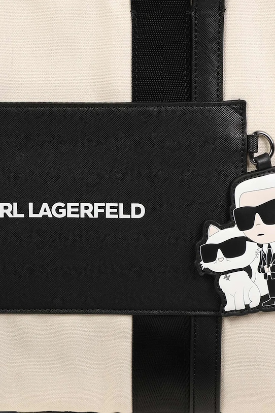 Karl Lagerfeld torba do wózka z matą do przewijania Z30557 beżowy
