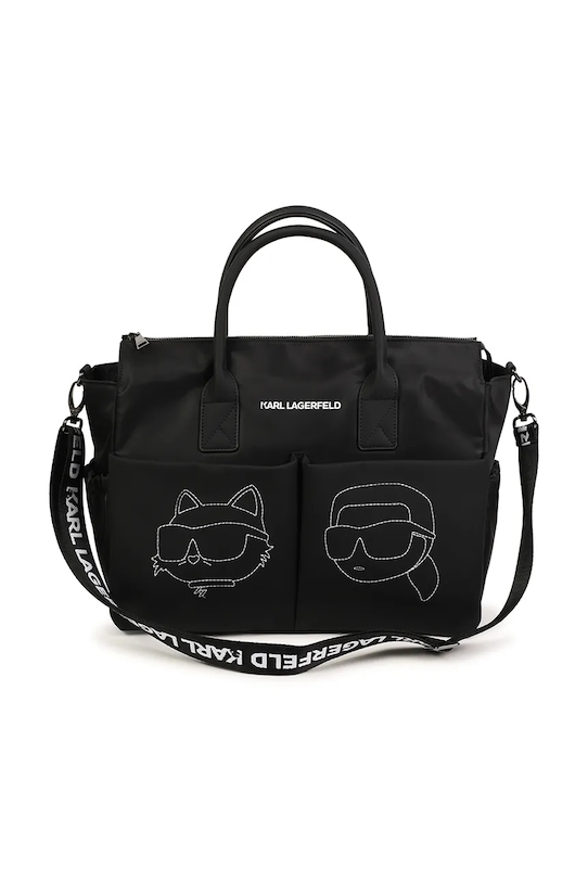 Τσάντα καροτσιού με αλλαξιέρα Karl Lagerfeld Z30558 μαύρο SS25