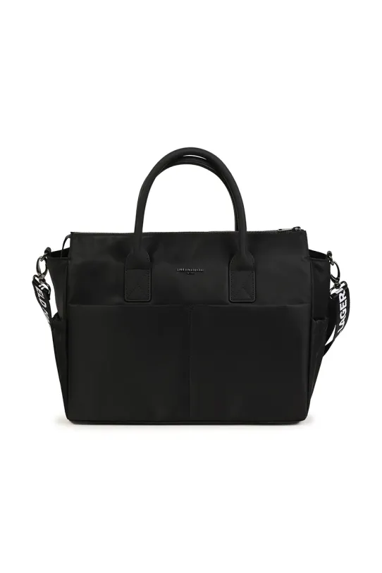 BIMBA Karl Lagerfeld borsa trolley con fasciatoio Z30558 nero