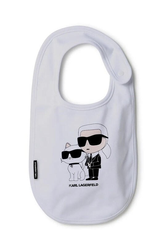 Slinček za dojenčka Karl Lagerfeld 3-pack Z30388 bela SS25