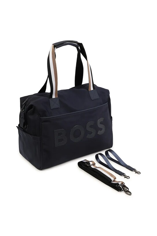 BOSS borsa trolley con fasciatoio blu navy J51732