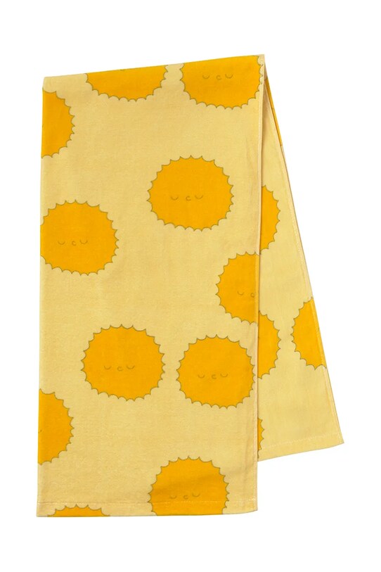 Tinycottons asciugamano in cotone bambino/a SUN TOWEL SS25.378 giallo SS25