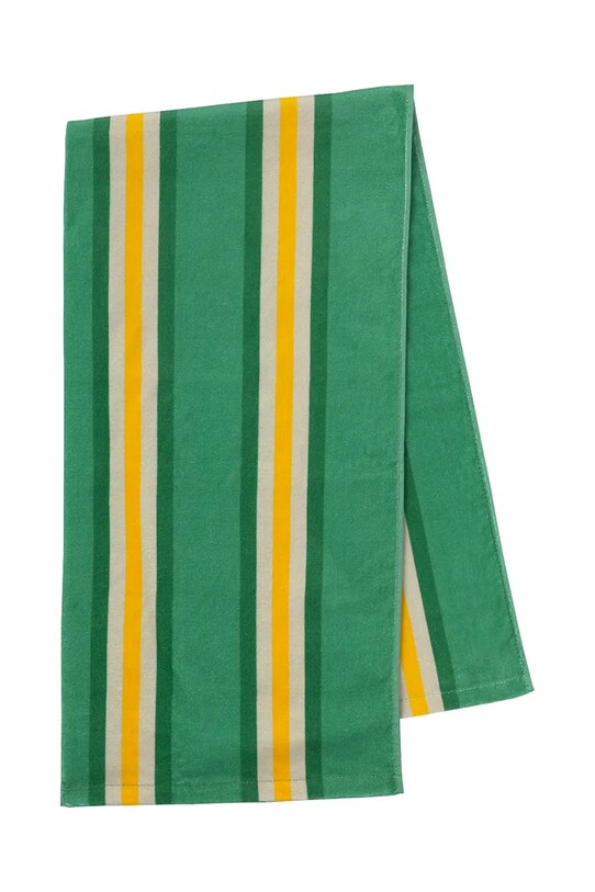 Παιδική βαμβακερή πετσέτα Tinycottons STRIPES TOWEL SS25.380 πράσινο SS25