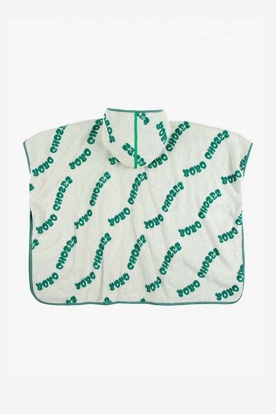 Хлопчик Дитячий бавовняний рушник Bobo Choses Wavy 125AI034 зелений