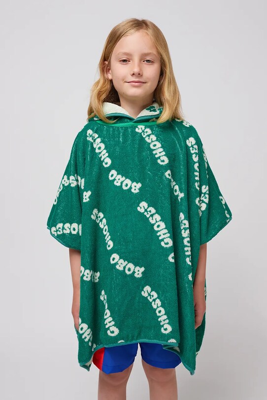 Детска памучна кърпа Bobo Choses Wavy 125AI034 зелен