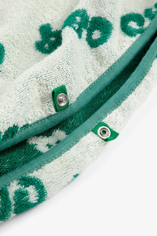 Дитячий бавовняний рушник Bobo Choses Wavy зелений 125AI034