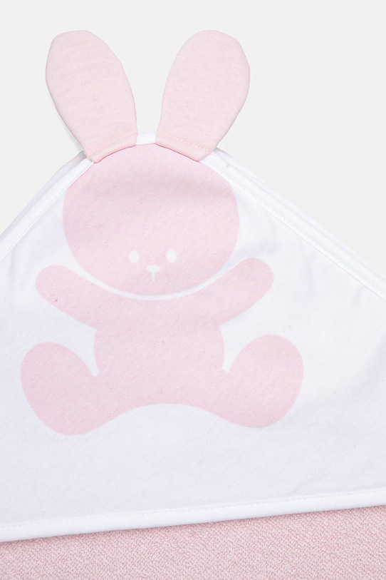 Băieți United Colors of Benetton prosop din bumbac pentru copii 2-pack 6FH3F7113.W.Reprop.PPYA roz