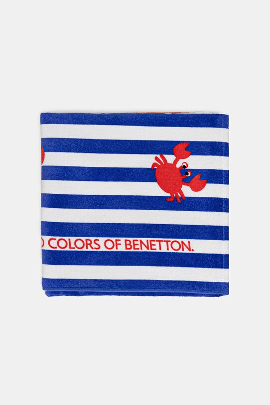 Chłopiec United Colors of Benetton ręcznik bawełniany dziecięcy 60Z30800P.G.Seasonal niebieski