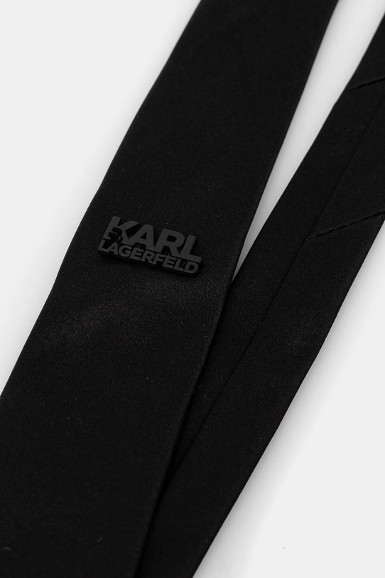 Karl Lagerfeld cravata de matase 551178.805100 negru SS25