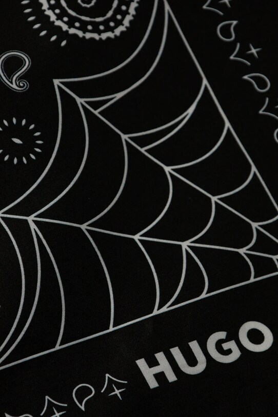 Бавовняна хустка на шию HUGO 50536055 коричневий SS25