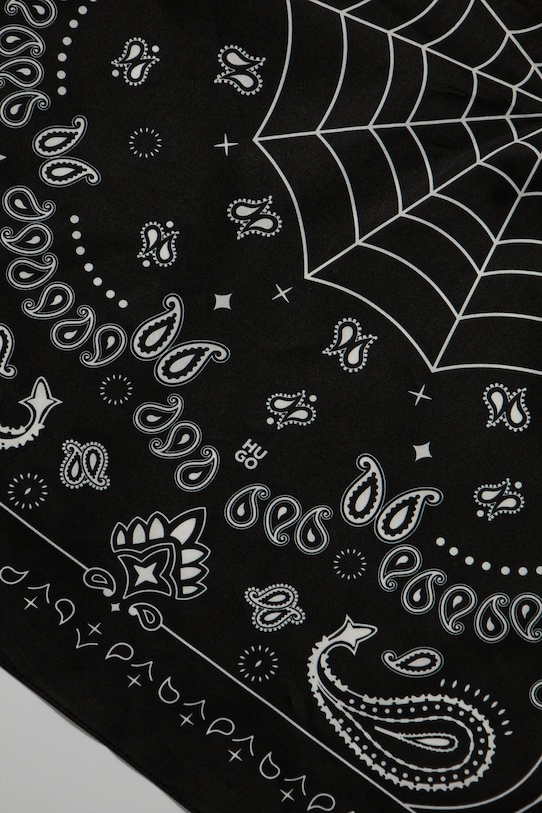 Akcesoria HUGO apaszka bawełniana 50536055 czarny