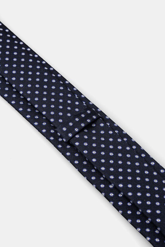 HUGO cravata de matase 50535357 bleumarin SS25