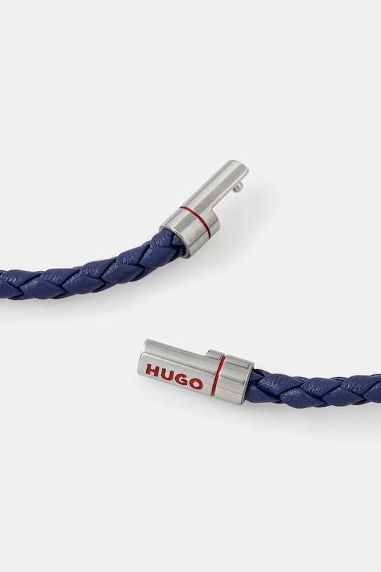 HUGO brățară de piele 50532309 violet AW25