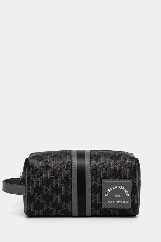 Kosmetická taška Karl Lagerfeld K/KANVAS Planet friendly černá A1M32032