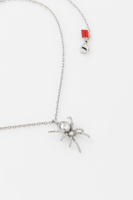 HUGO colier 50536256 argintiu SS25