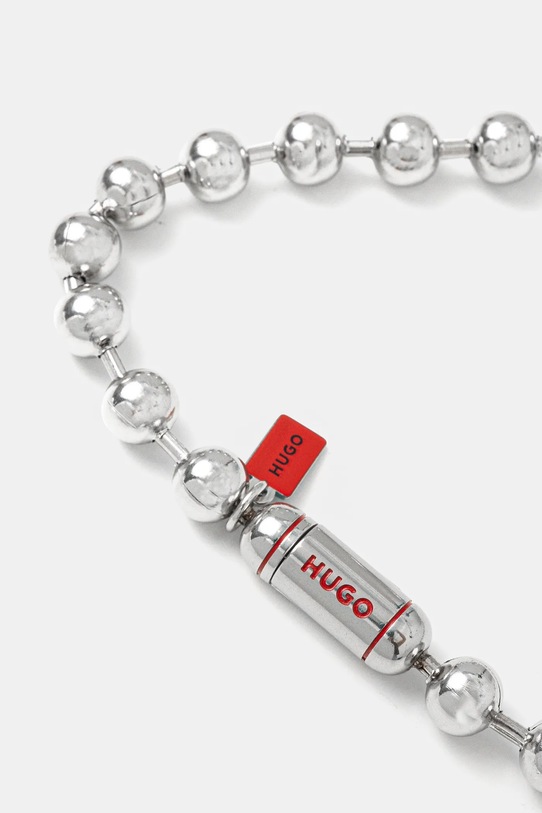 HUGO colier 50536291 argintiu SS25