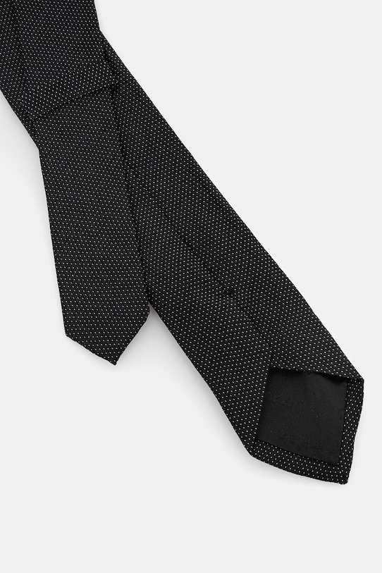 Calvin Klein krawat jedwabny K10K113873 czarny SS25