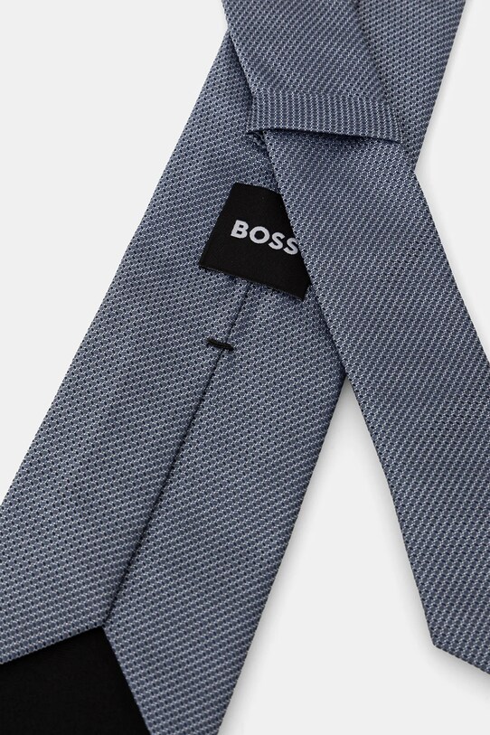 Шовковий галстук BOSS 50532061 блакитний SS25