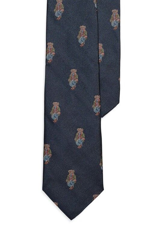 Шовковий галстук Polo Ralph Lauren темно-синій 712958209