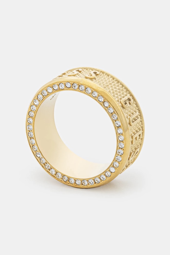 Prstýnek Guess LION KING JUMR05.016JW zlatá SS25