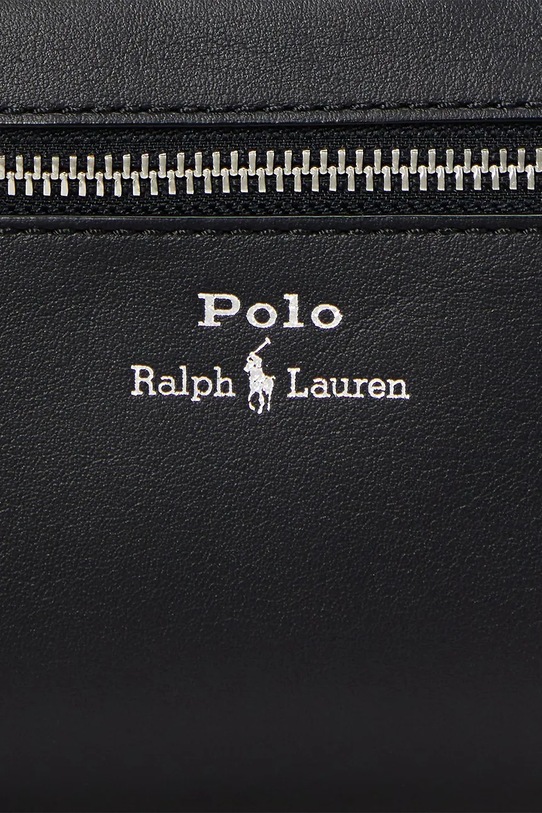 Kožna kozmetička torbica Polo Ralph Lauren 405963262 crna