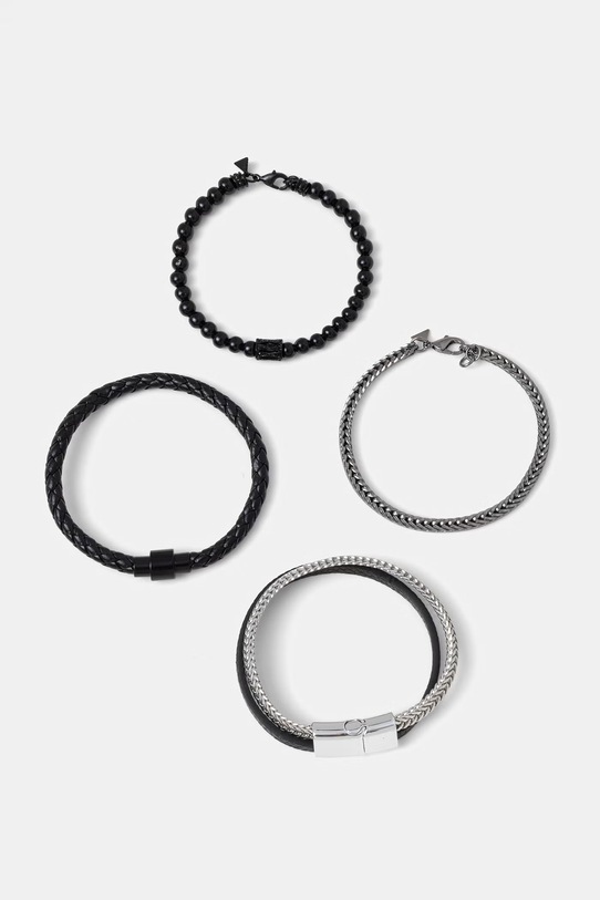 Narukvica Aldo DANNIELL 4-pack 4-pack crna DANNIELL.971