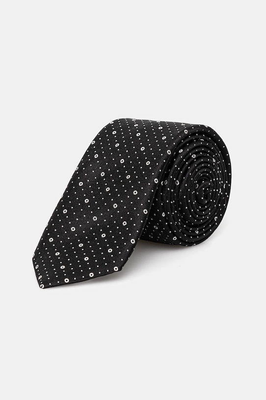 HUGO cravata de matase negru 50540113