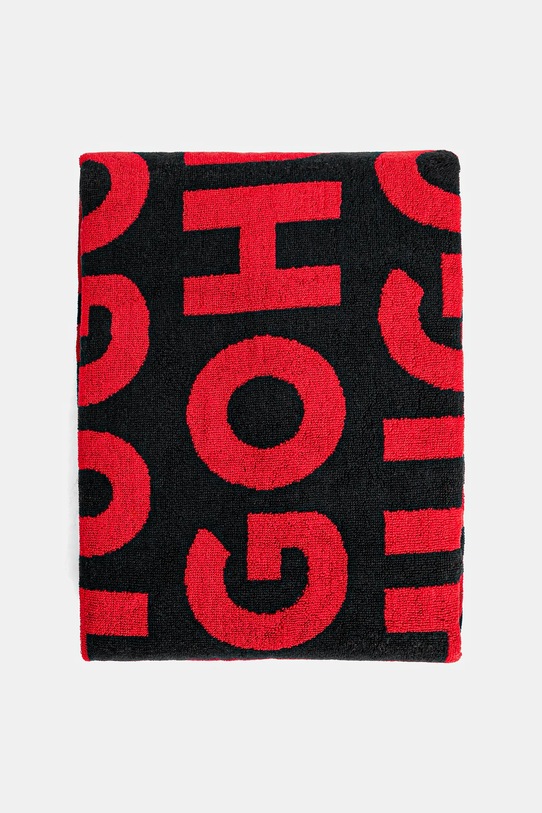 Пляжний рушник HUGO чорний 50539992