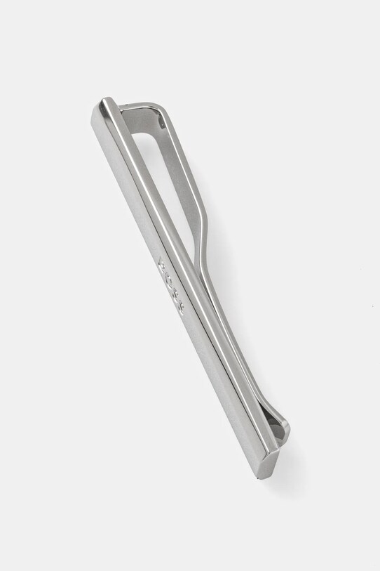 Κλιπ γραβάτας BOSS 50495129 ασημί SS25