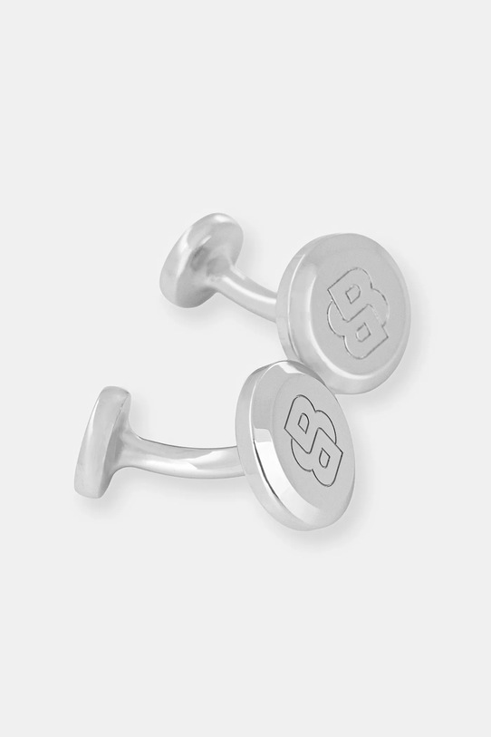 Μανικετόκουμπα BOSS 50532323 ασημί SS26