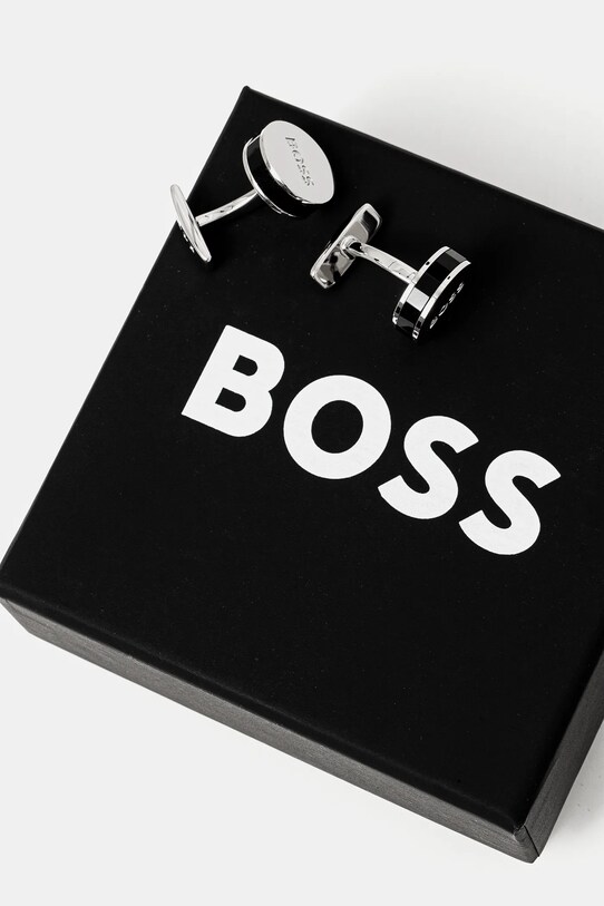 BOSS kitűzők 50538539 fekete SS25