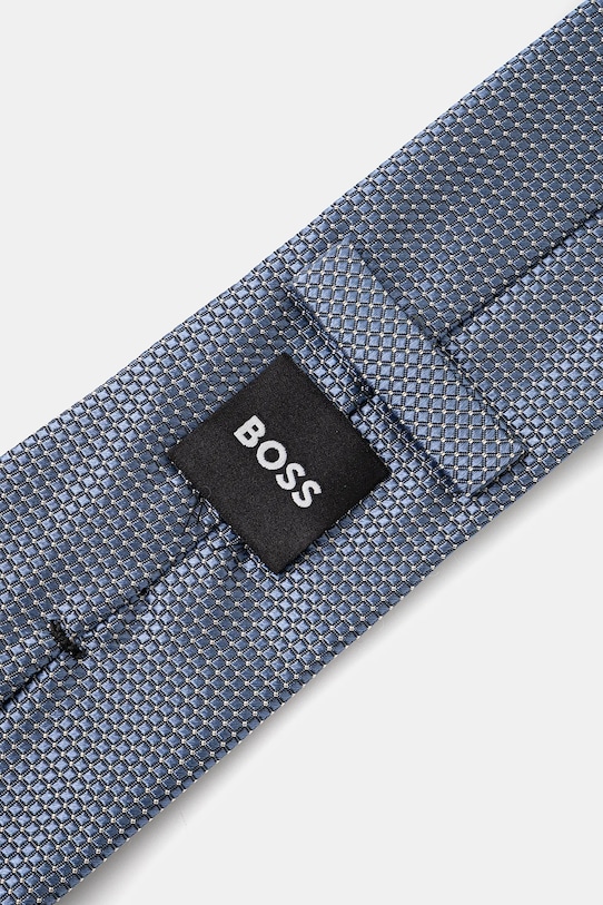 Svilena kravata BOSS 50538993 modra SS25