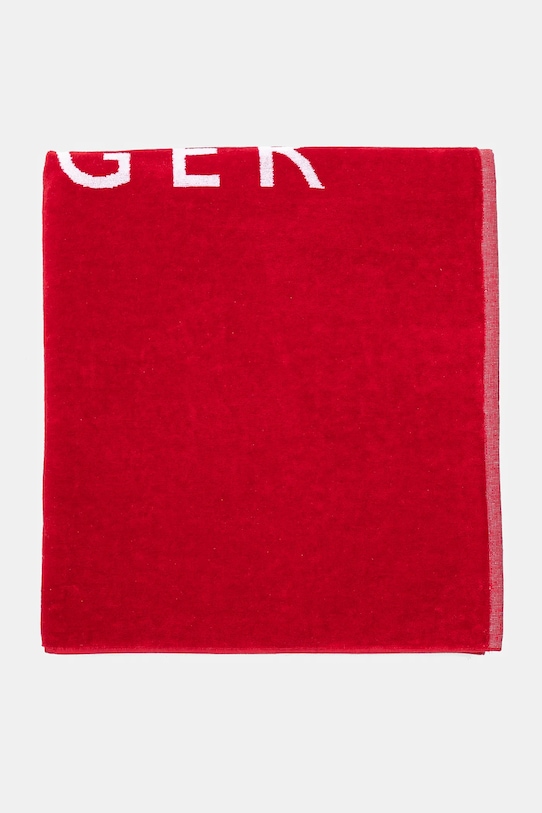 Tommy Hilfiger pamut strandtörölköző UU0UU00108 piros SS25