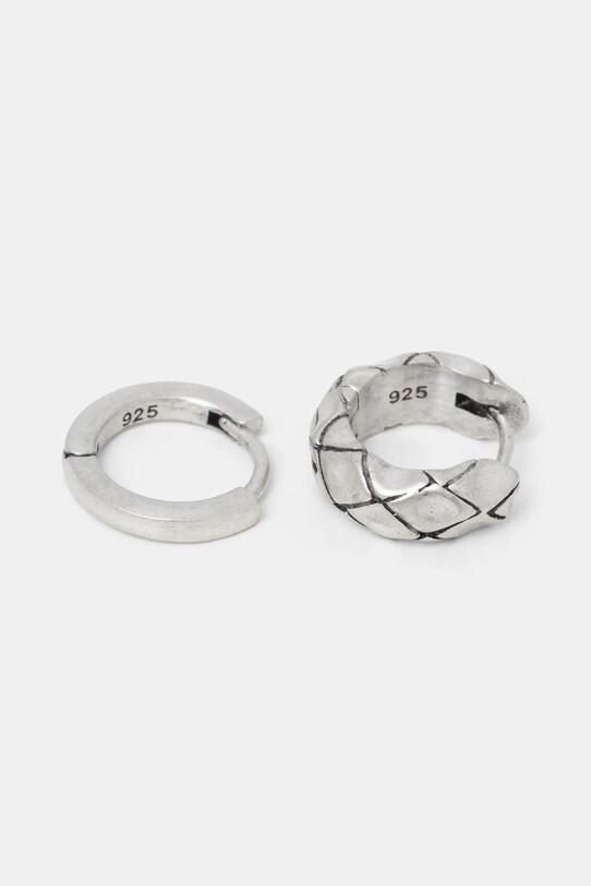 Ασημένια σκουλαρίκια AllSaints 2-pack ασημί 37514793SLV041