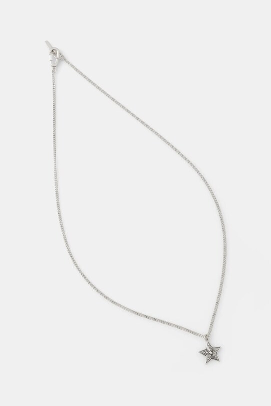 AllSaints colier argintiu 37501862SLV041