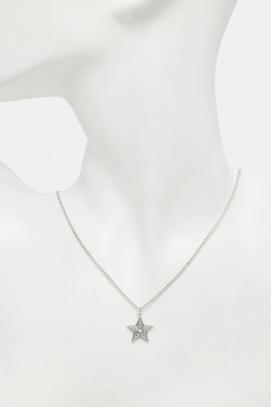 Accesorii AllSaints colier 37501862SLV041 argintiu