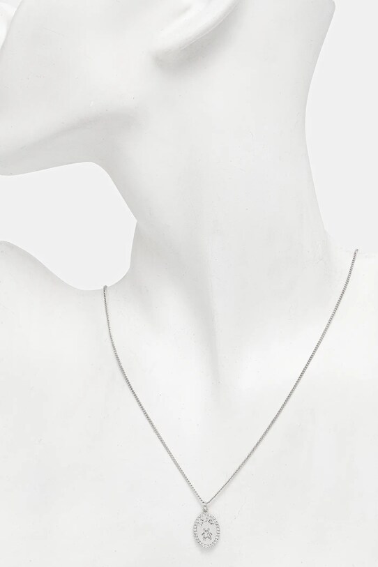 Náhrdelník Aries Chain Necklace With Fly Paved Pendants AR9020603 strieborná SS25