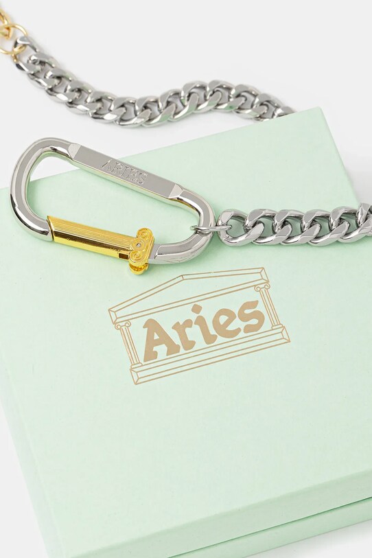 Aries colier Column Carabiner Silver Necklace argintiu AR9026303