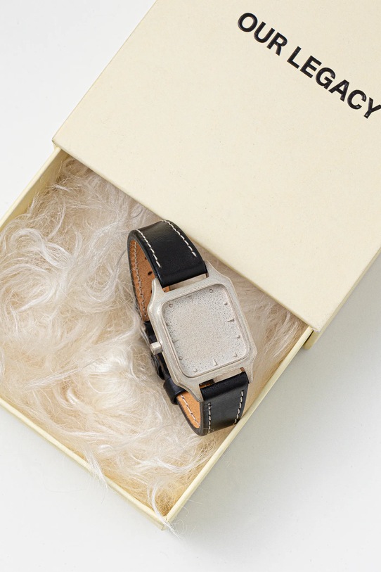 Our Legacy braccialetto No Time Watch nero A2258NSTS