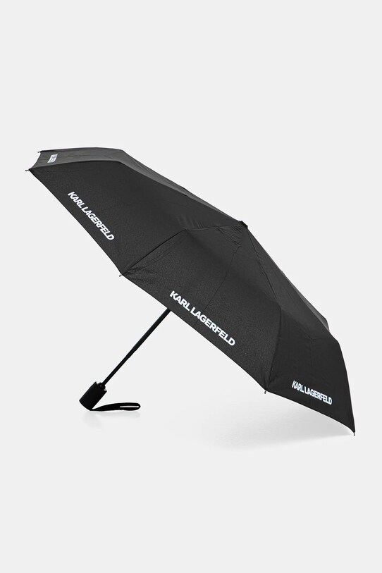 Karl Lagerfeld umbrelă K/ESSENTIAL Planet friendly negru A1M50012