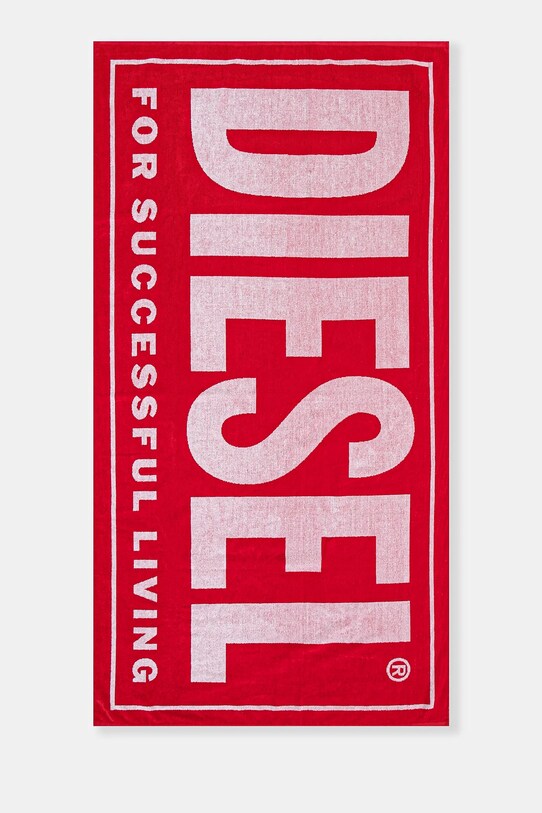 Diesel ręcznik bawełniany BMT-HELLERI TOWEL 88 x 174 cm czerwony 00CG4K.0JHAT
