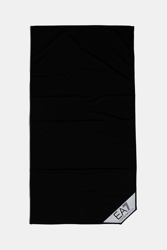 EA7 Emporio Armani ręcznik treningowy czarny AF12975.7X000028