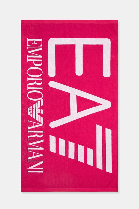 EA7 Emporio Armani ręcznik bawełniany różowy AF13300.7X000102